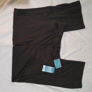 RIDERS Lee, mid rise straight through hip and thigh trouser leg, size 18M, gray